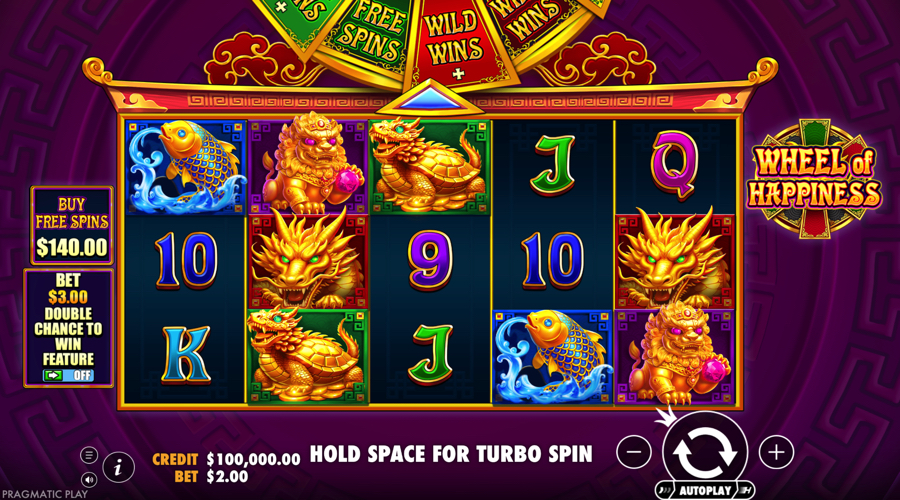 Wheel of Happiness slot demo - Pragmatic Play