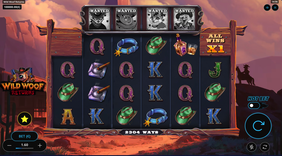 Wild Woof Returns slot demo - Gaming Corps