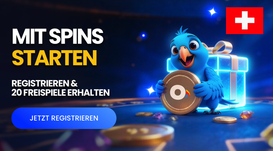 20 free spins no deposit switzerland