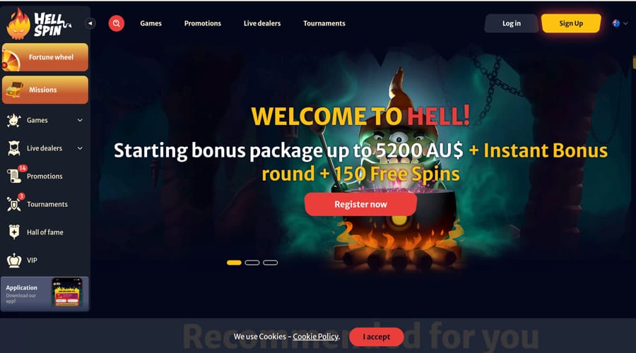 Hellspin Casino AUD Bonus