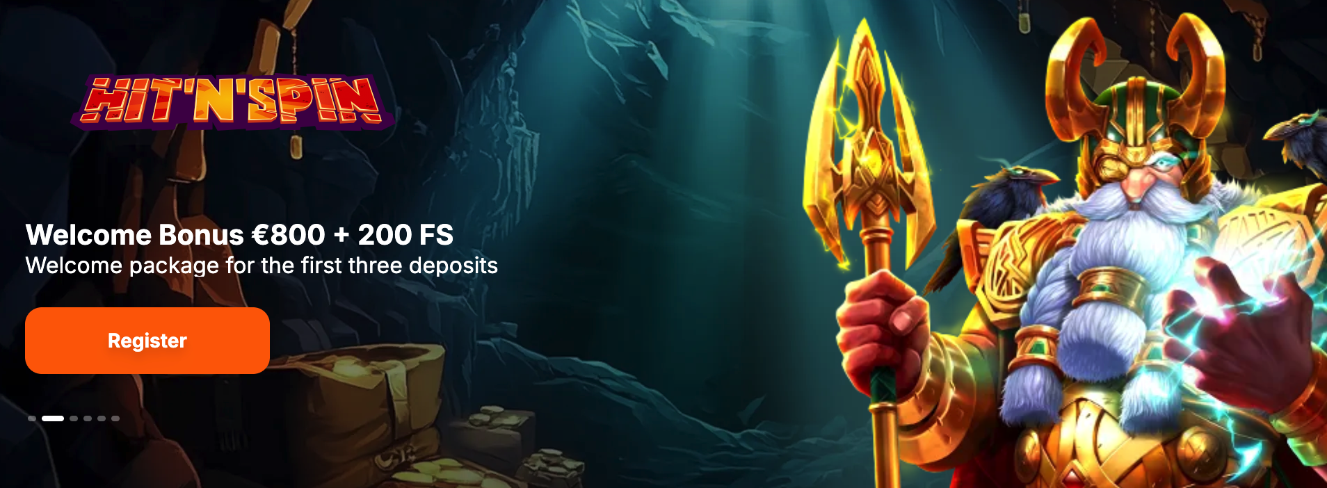 Hit'n Spin Casino welcome bonus
