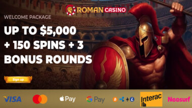 150 free spins in roman casino