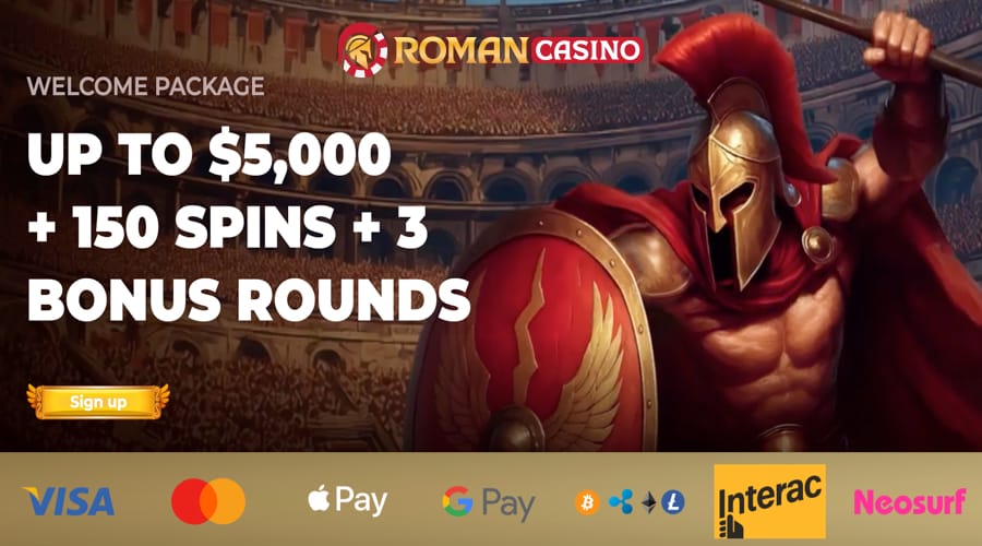 Roman Casino USD Bonus