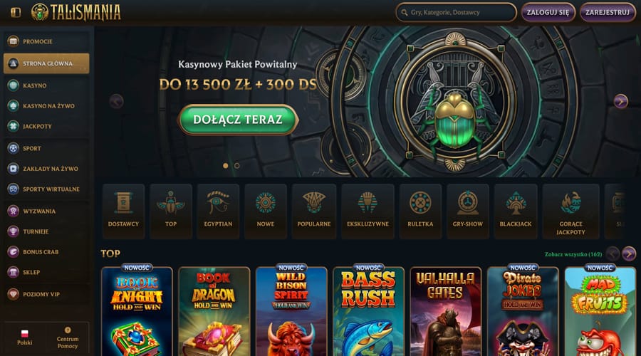 Talismania Casino PLN bonus