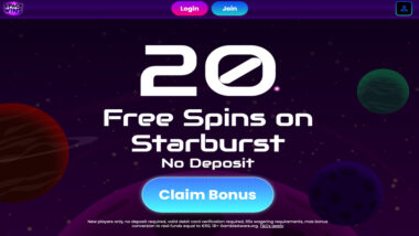 20 Free Spins No Deposit on Starburst