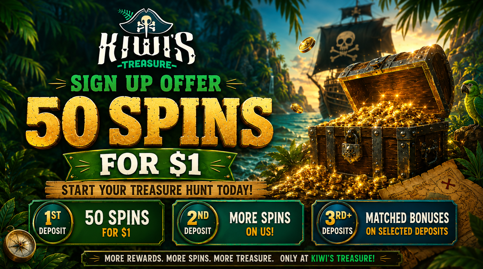 Kiwi’s Treasure new promo