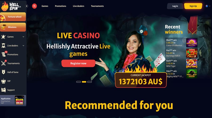 Hellspin Casino AUD Bonus