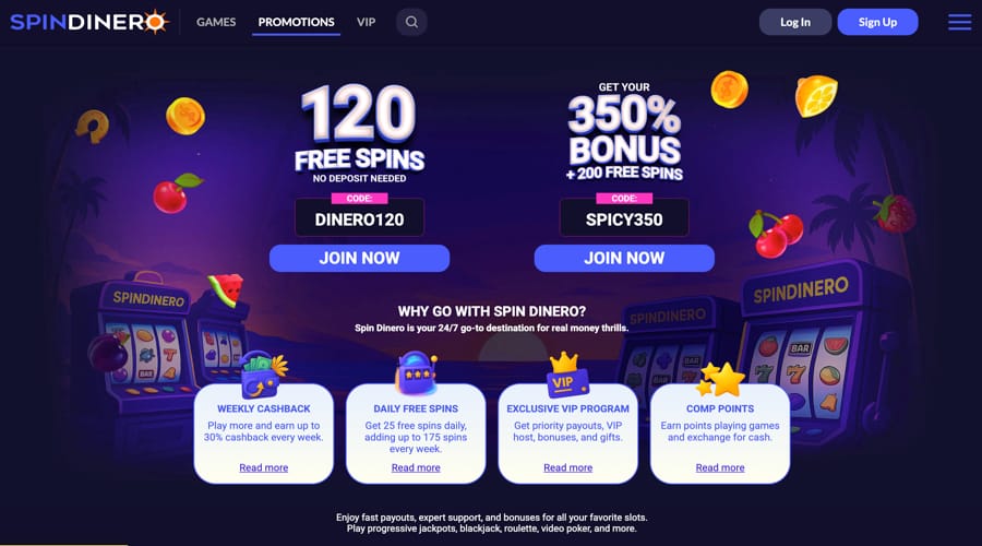 Spin Dinero AUD Bonus Codes