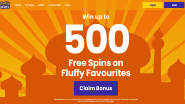 500 Free Spins in Fluffy Favourites