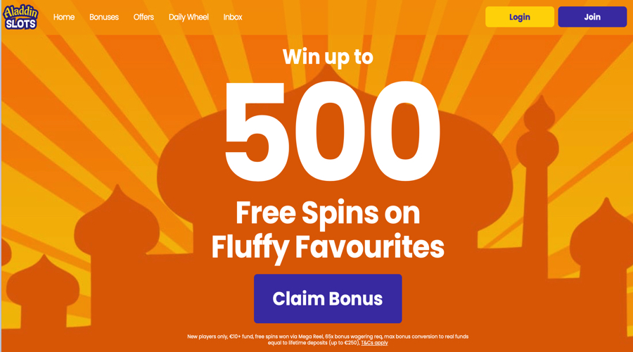 500 Free Spins in Fluffy Favourites
