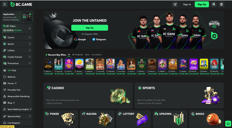 BC.Game Casino VIP Play