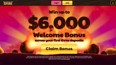 Buffalo Spins Casino Deposit Bonus
