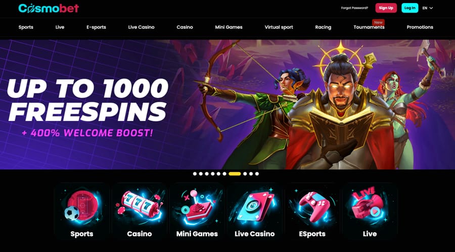 Cosmobet Casino UK Bonus