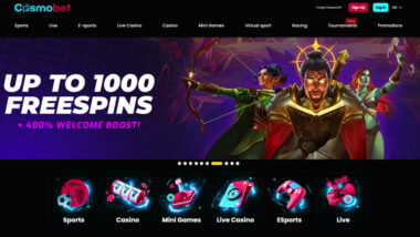 Cosmobet UK Deposit Bonus