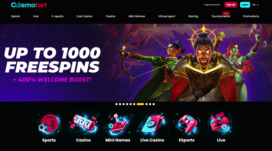 Cosmobet UK Deposit Bonus
