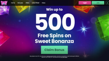 Crystal Slots UK Bonus