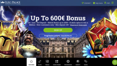 Europalace Deposit Bonus Code