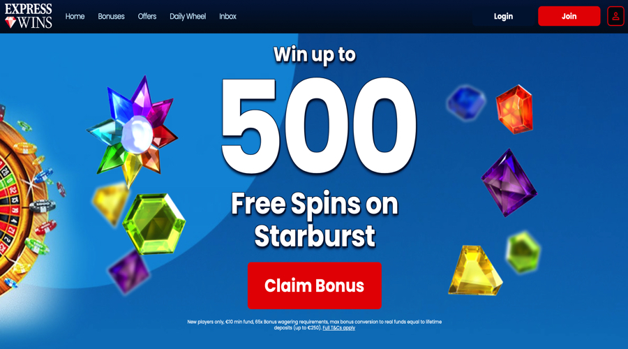 Express Wins Casino Free Spins Promo