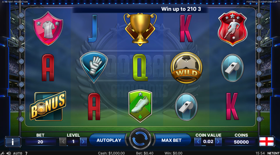 Football Champions Cup by Netent