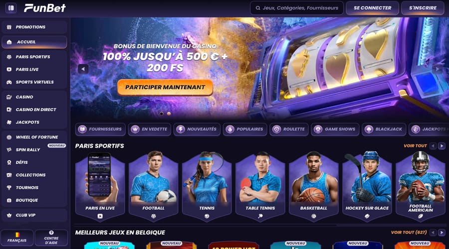 Funbet Casino Belgium bonus