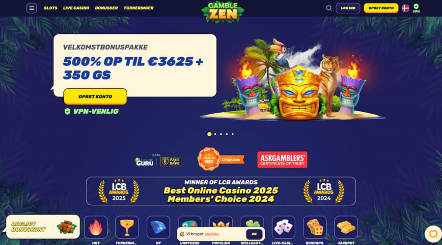 Gamblezen Casino DK bonus