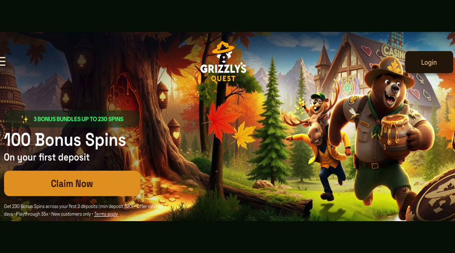 Grizzly's Quest Free Spins
