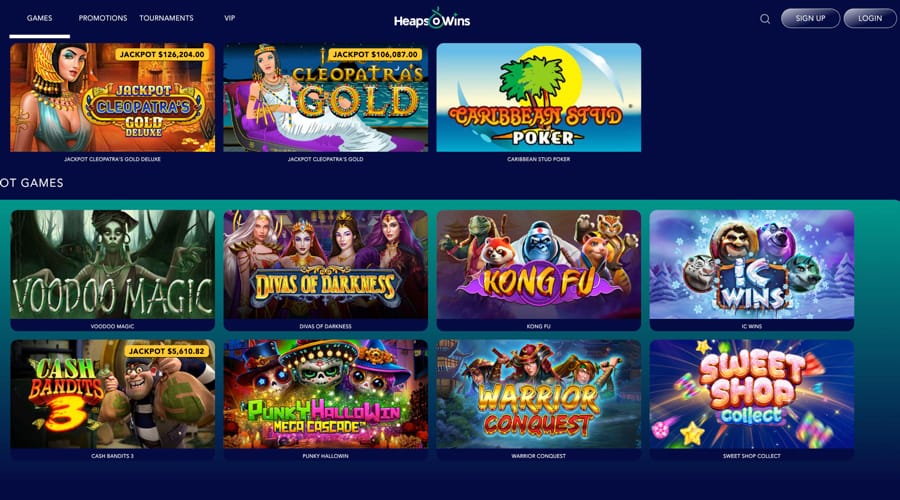 Codici promozionali Heaps O Wins NZ