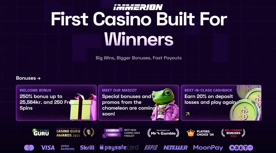 Immerion Casino DK bonus