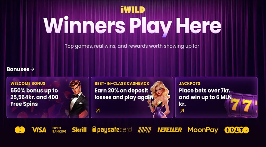 iWild Casino DK bonus