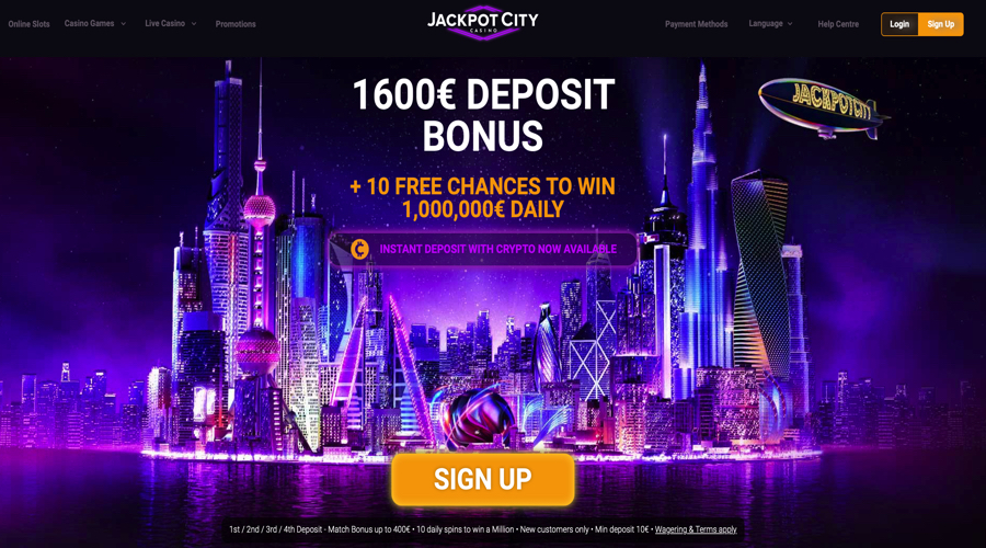 Jackpot City Deposit Bonus Code