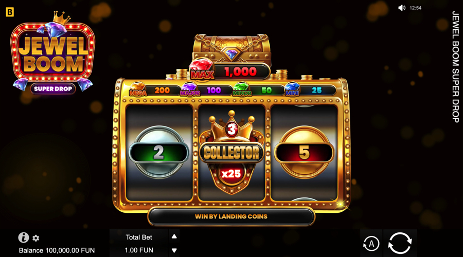 Jewel Boom Super Drop slot demo - BGaming