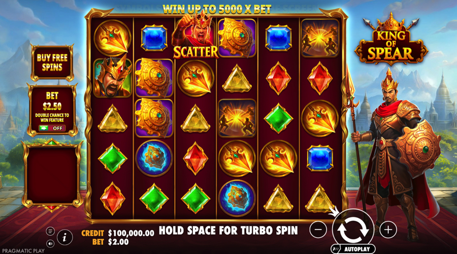 King of Spear slot features