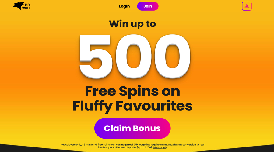 Mr Wolf Casino Free Spins