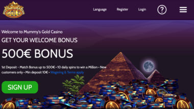 Mummy's Gold Deposit Bonus Code