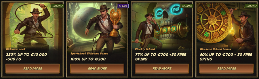 Sankra Casino welcome offer