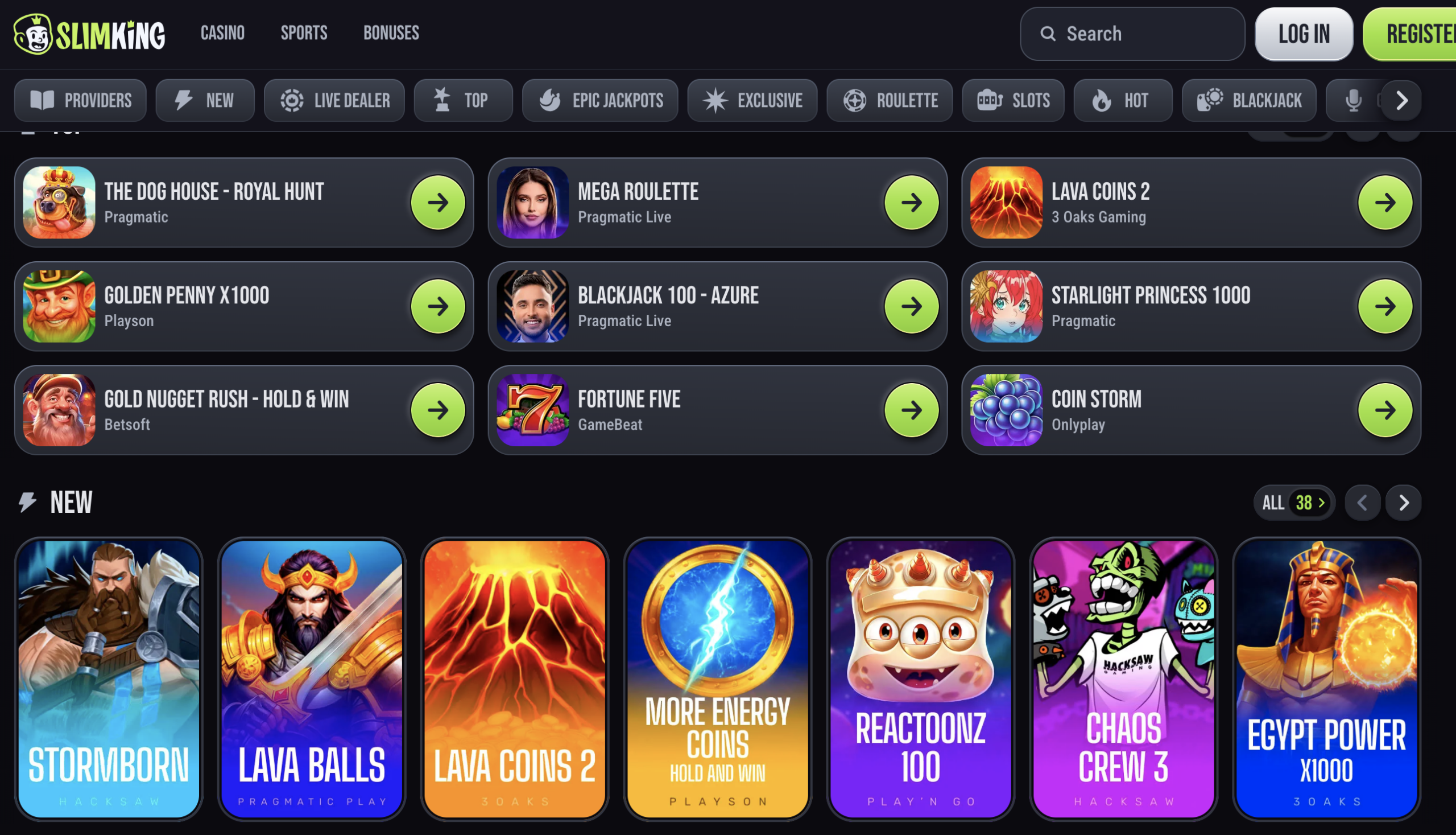 Slimiking Casino lobby 1