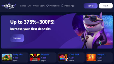 Slots Eater Welcome Bonus