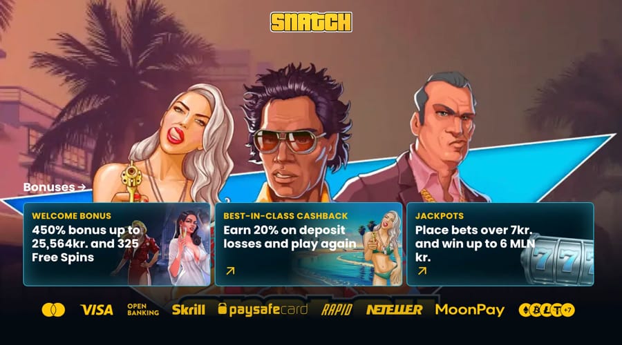 Snatch Casino DK bonus
