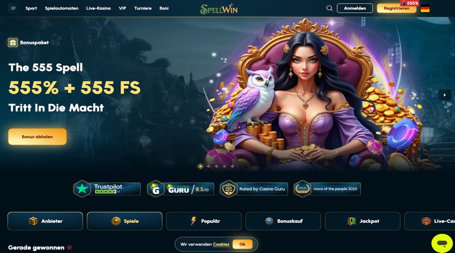 Spellwin Casino Swiss bonus