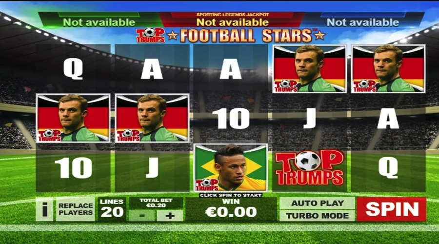 Top Trumps Football Stars by Pragmatic Play