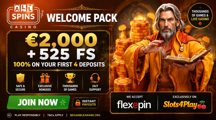 AllSpins Casino Flexepin bonus