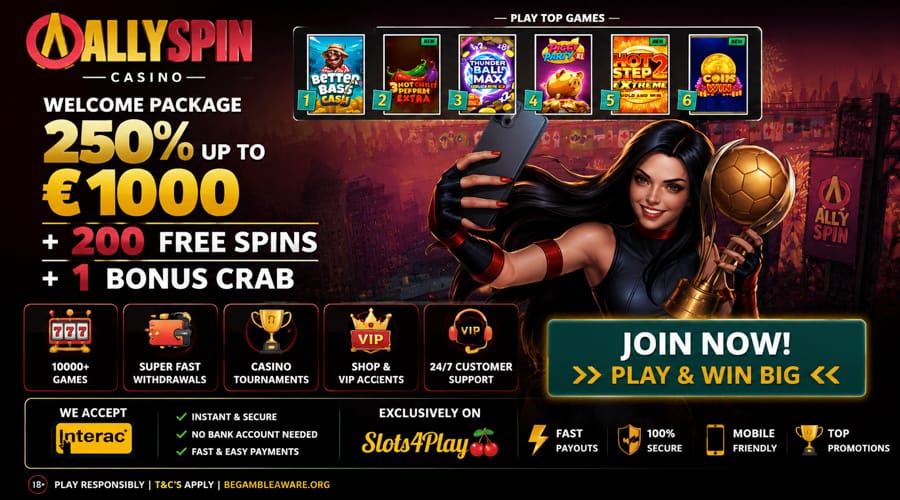 Allyspin Casino Interac bonus