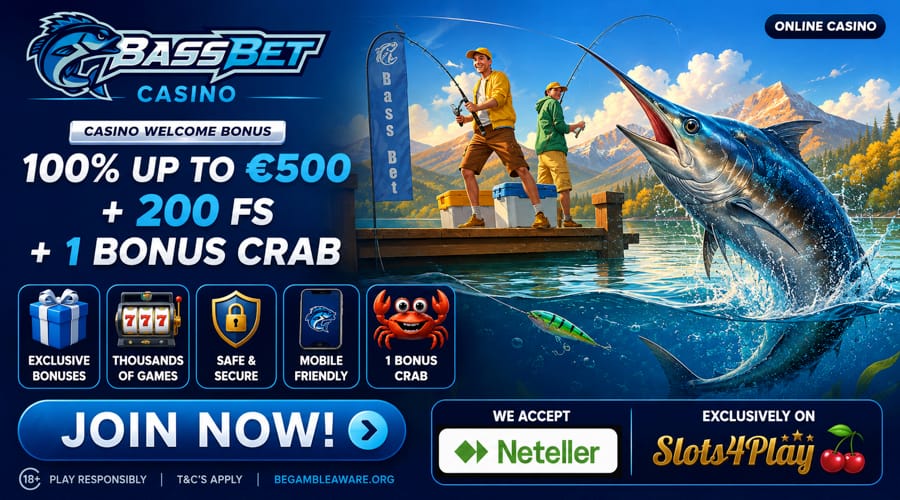 BassbetカジノのNetellerボーナス