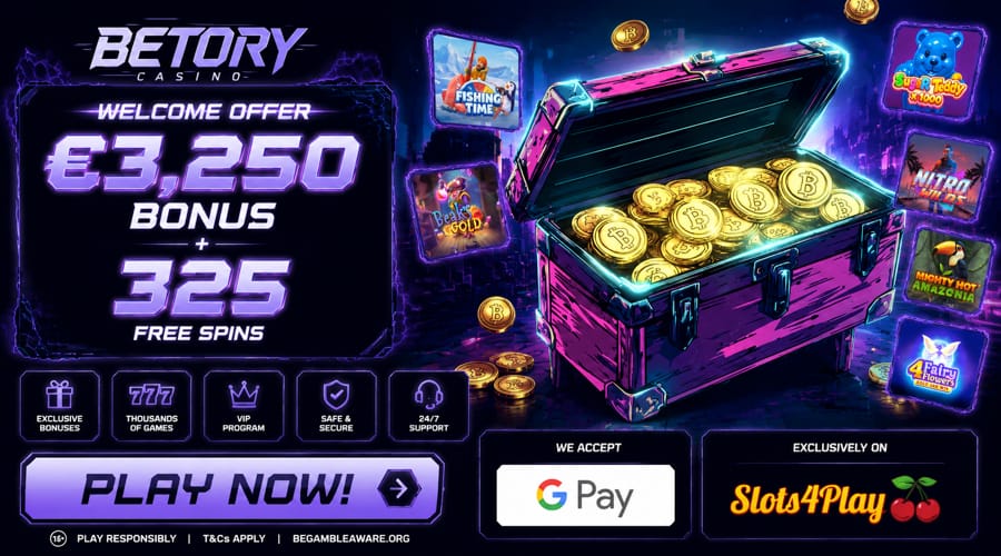 Betory Casino Google Pay bonus