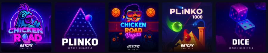 Betory Casino crash games