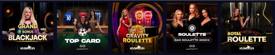 Betory Casino live games