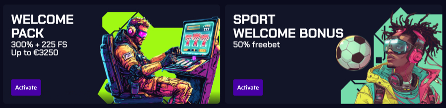 Betory Casino welcome bonus