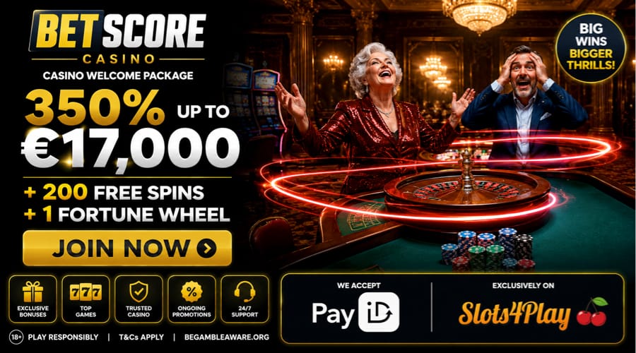 Betscore Casino PayID bonus