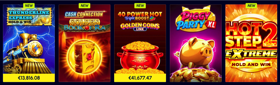 Betscore jackpot games