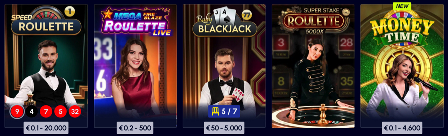 Betscore live dealer shows
